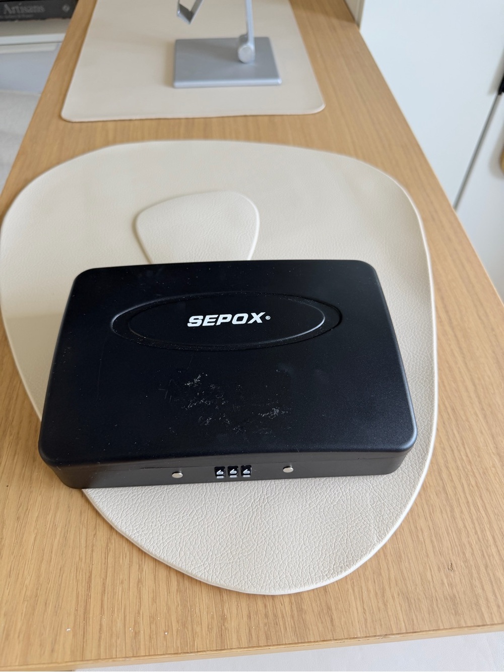 SEPOX Portable Combination Lock Box with Security Cable